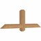 Ekena Millwork Eugene Smooth Timber Gable Bracket, Western Red Cedar, 48"W x 16"H x 3 1/2"D x 3 1/2"F, 8/12 Pitch GBW048X16X0404EUG00SWR - alternate 4